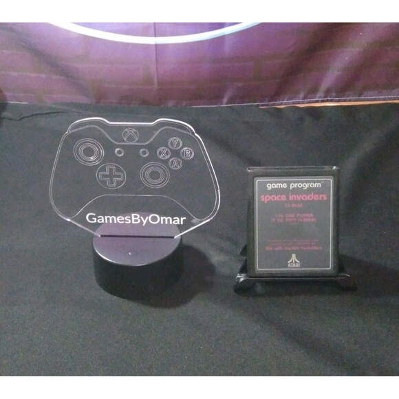 Space Invaders "Text Label" (Atari 2600, 1980) - Picture 1 of 7